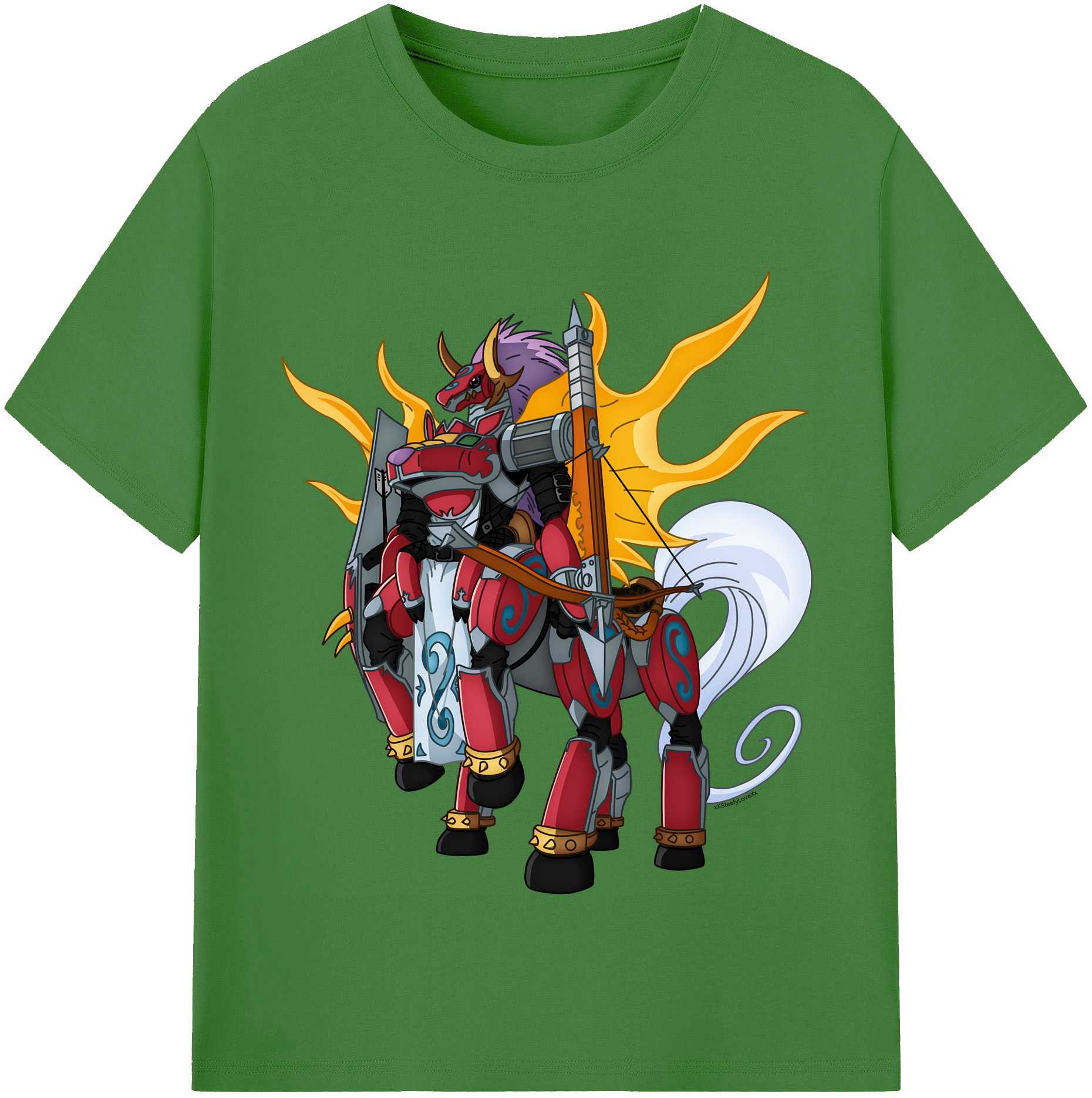 （画像用） Digimon デジタルモンスター/デジモン レディースカジュアルプリントTシャツ（綿100％）